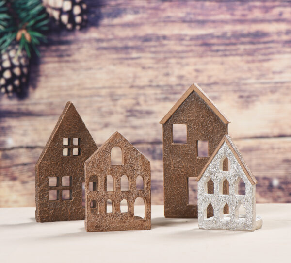 House candle holder for Xmas