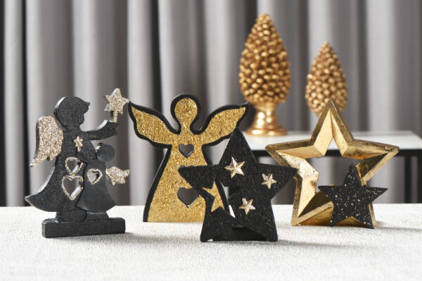 Xmas Agnel & Star Deco