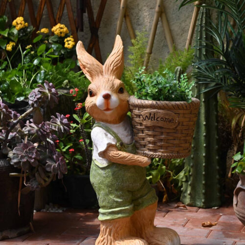 Easter Bunny with Pot
