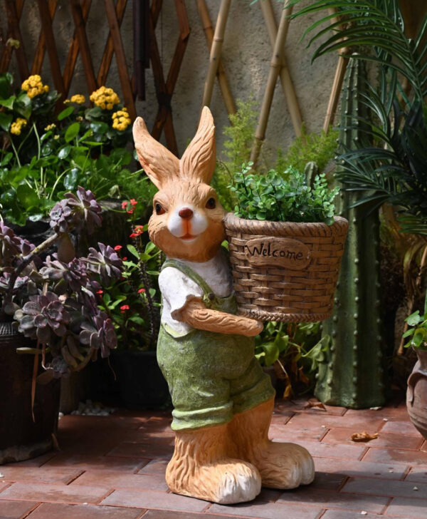 Easter Bunny with Pot