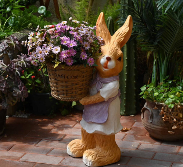 Easter Bunny with Pot