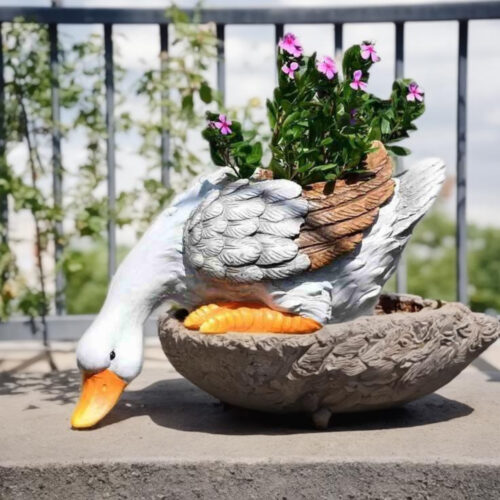Goose with Pot