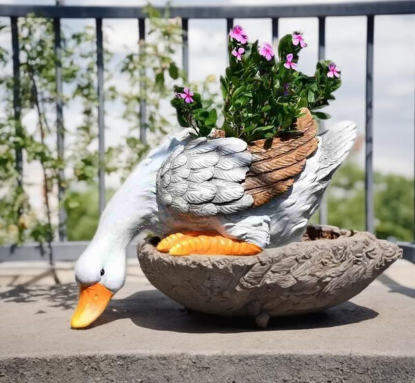 Goose with Pot