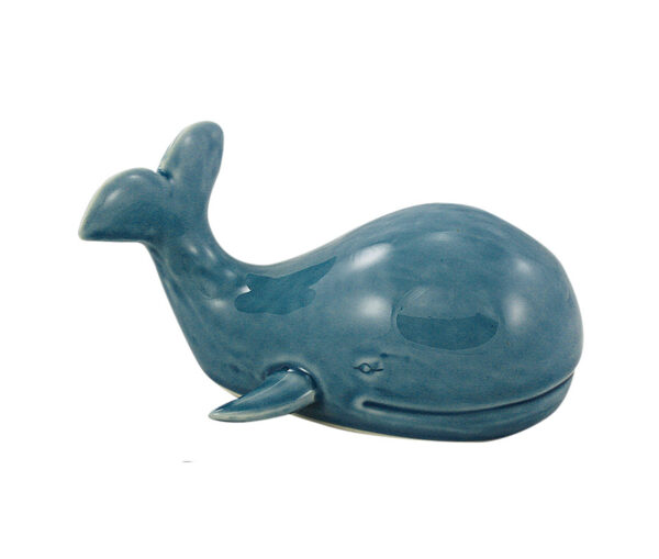 Porcelain Whale Small Size